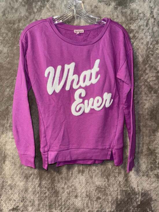 Juicy Couture Tops - Juicy Couture What Ever Graphic Sweatshirt Size S